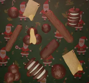 Dutch frituur christmas snacks