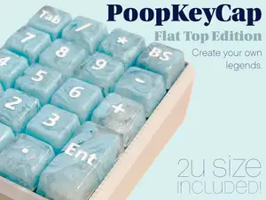 PoopKeyCap - Flat Top Edition