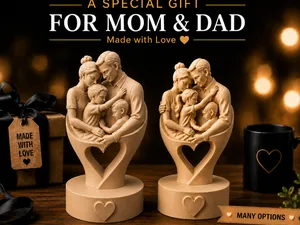 A Special Gift for Mom and Father Daughter - Son