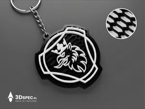 Scania logo keychain