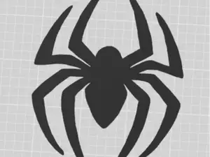 spiderman 3d printet t-shirt print (iron on)