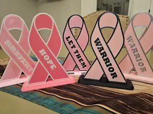 Breast Cancer Awareness Ribbon Trophy Collection
