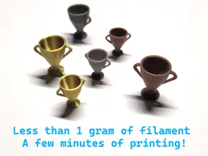 Tiny Trophy Cup – Super fast print