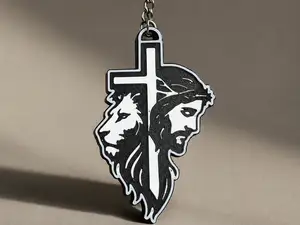 Jesus keychain