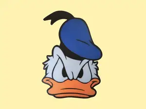 Angry Donald Duck (Face Down)