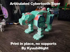 Cybertooth Tiger (Articulated robot sabertooth tiger)