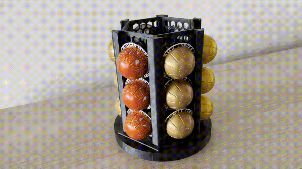 Nespresso Vertuo Capsule Holder w/ Rotating Base