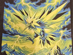 Zapdos – Legendary Pokémon | 4-Color 15x15cm