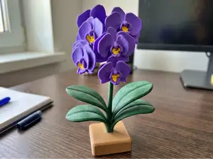Orchid Flower – Elegant Floral Decor 3D Printing