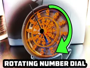 clock - rotating number dial - kit 011