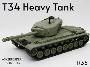 T34 Heavy Tank 1/35 Model