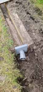 AcoDrain Endstück mit 50mm HT_Rohr Anschluss