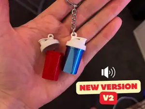 Protein Shaker - Fidget Keychain V2