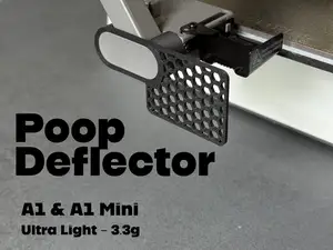 Ultra Light Poop Deflector A1 / A1 Mini