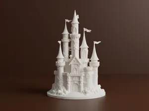 Fantasy Castle - Disney Inspired 3D Model