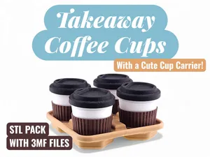 Takeaway Coffee Cups - Fidget Toys