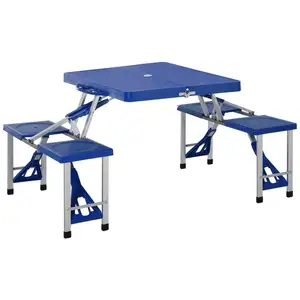Verrou table camping pliante