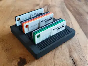 Filament swatches gridfinity bin