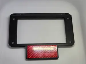 Motor bike licence plate holder