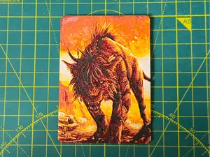 MTG Commander Deck Box inlay FF7 Red XIII