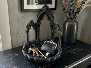 Gothic Cathedral Catchall Tray - Ornate Organizer