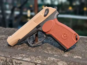 Former Soviet Makarov PM toy pistol grip