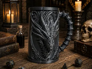 Dragon Mug/Beer/Can Holder