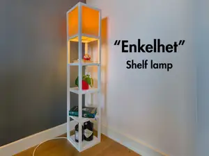 "Enkelhet" IKEA-like shelf lamp