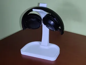 WaveStand - Ergonomic Headphone Holder & EDC Tray