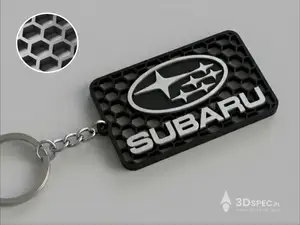 Subaru logo keychain