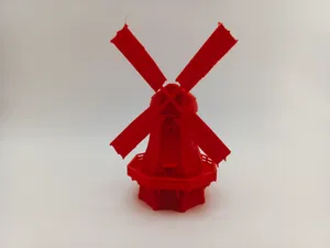 Classic windmill miniature