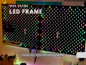 LED Frame for Ikea Skadis Board - Light Effect