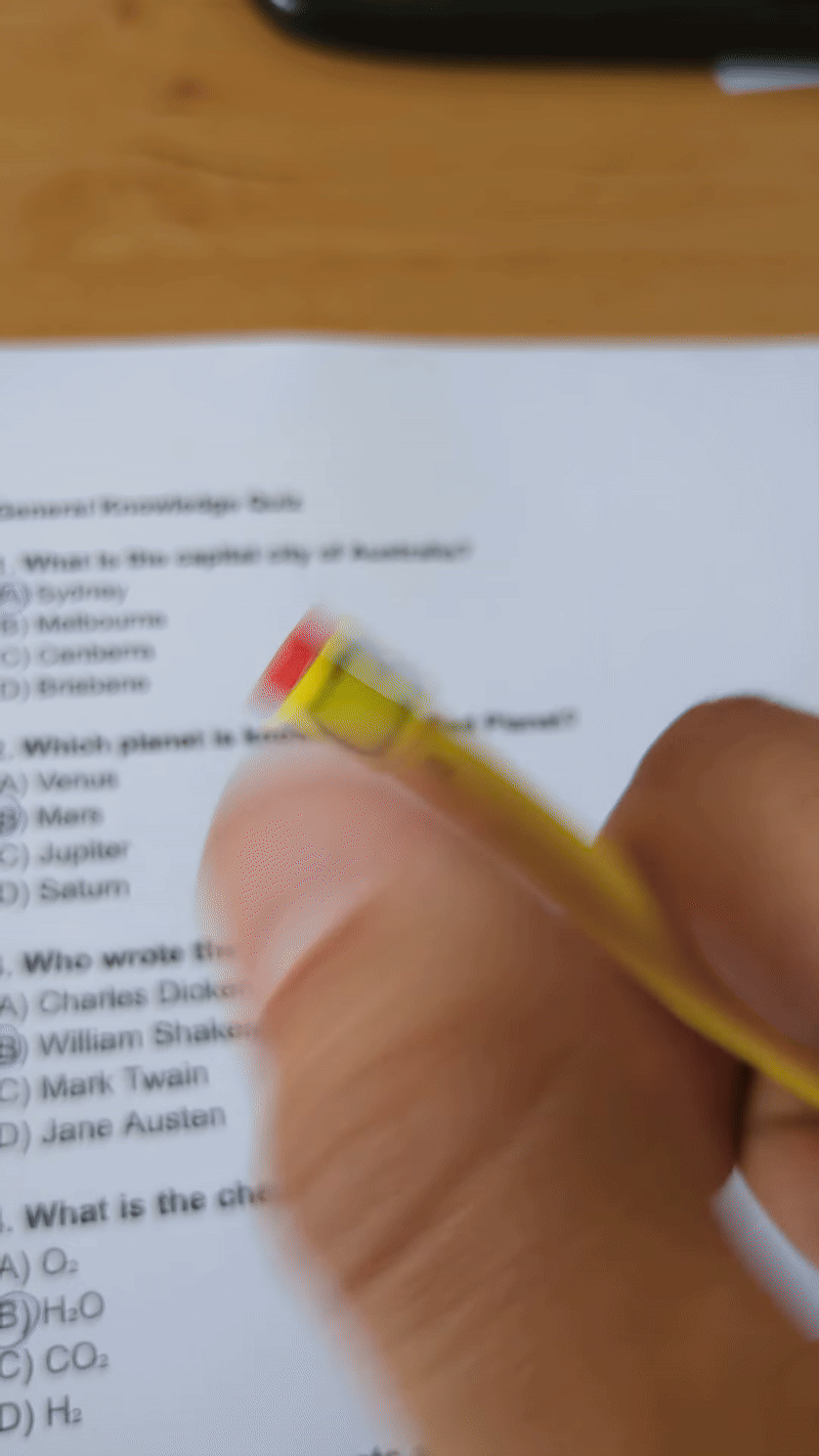 Exam pen