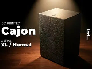 Cajon - 2 Sizes - 100% 3D Printed + AMS Option