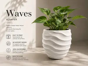 Waves - Planter