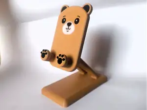 cute bear phone holder