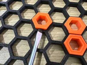 Easy to Remove Inserts HSW Honeycomb Storage Wall