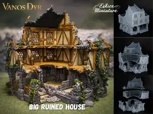 Big Ruined House of Vanos Dyr - Fantasy scenery