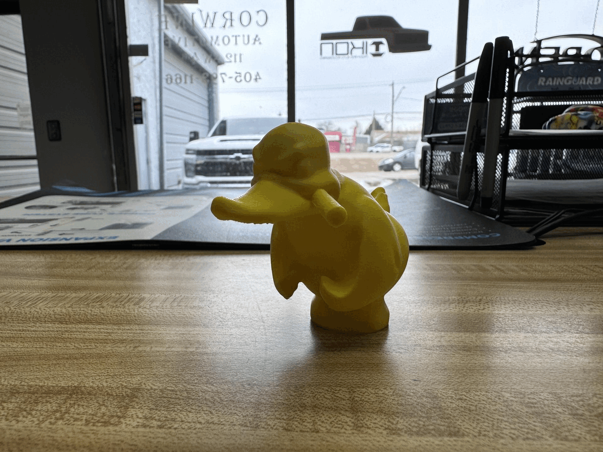 Convoy Movie Hood Ornament Duck