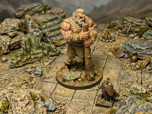 DnD Hill Giant miniature