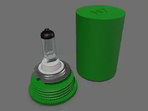 H7 bulb storage case