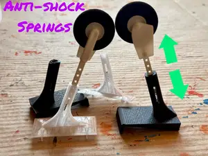 Anti-shock RC plane landing gear angles 0-40 deg