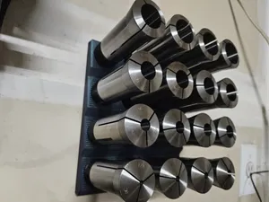 5C Collet Holder Rack, Wall Mounted, 16 collets.