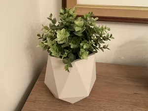 Geometric Planter - 6.5” tall