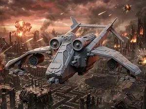 Flying transport of troops and cannon fodder