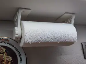 Under-cabinet kitchen paper holder