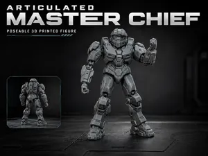 Articulated Master Chief Mecha | Action Figure
