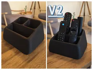 Minimal Remote Caddy – 4 Layouts V2
