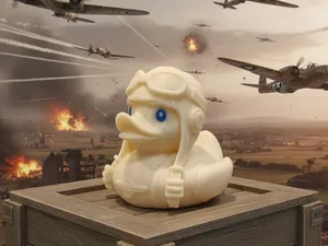 Fly Duck, Aviator Duck, Pilot Duck, Cruise Jeep
