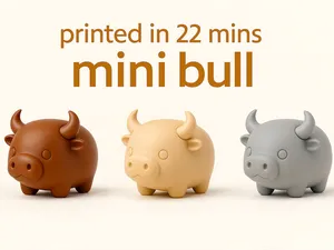 Mini Bull – Fierce Collectible (Fast Print)